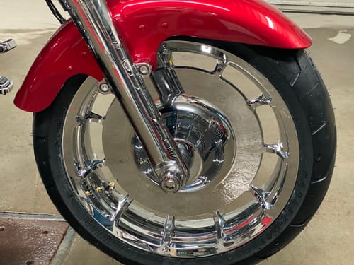 Customer photo review of Rabaconda Street Bike Tire Changer