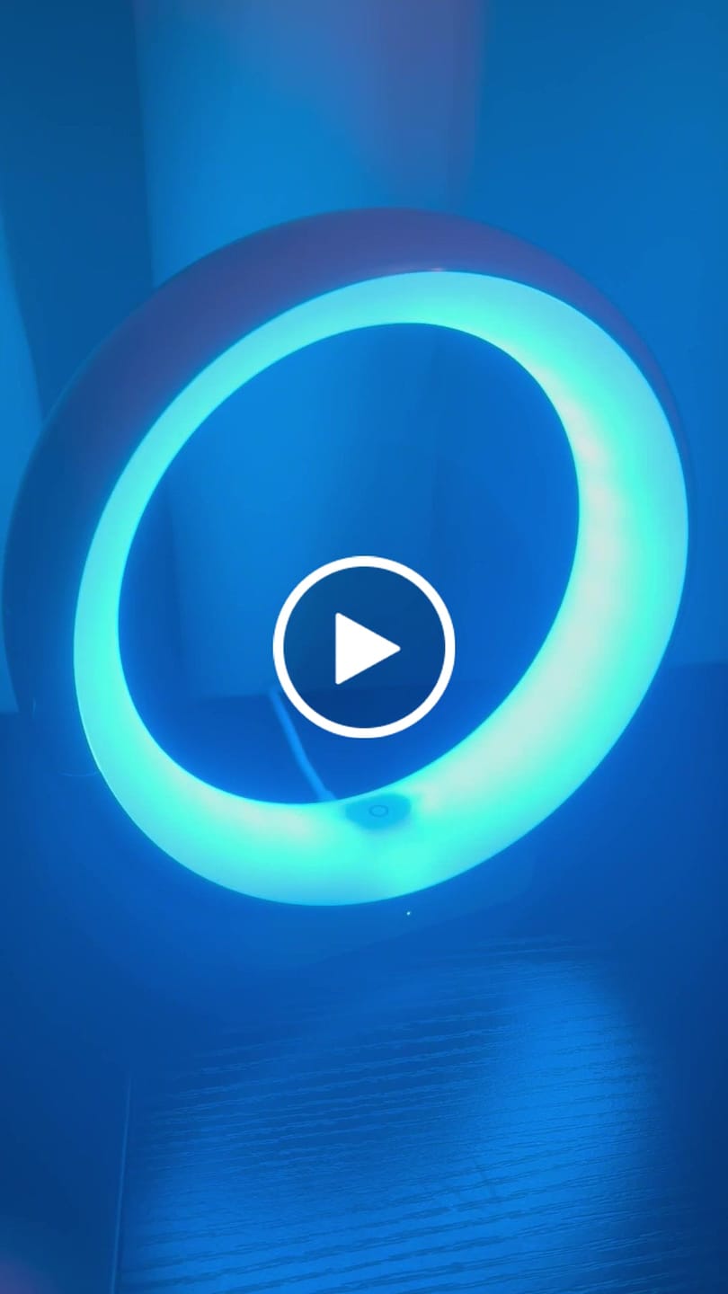 Customer video review of Infinity Lamp