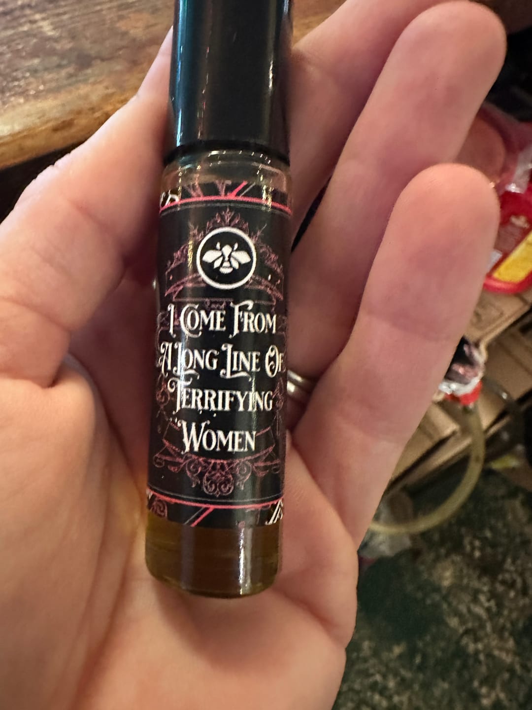 Customer photo review of I Come From a Long Line of Terrifying Women