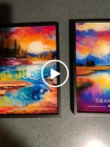 Customer video review of Grand Teton National Park Commemorative Poster: A Pop Art Tribute