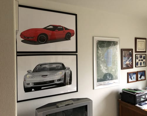 Customer photo review of Custom Car Portrait