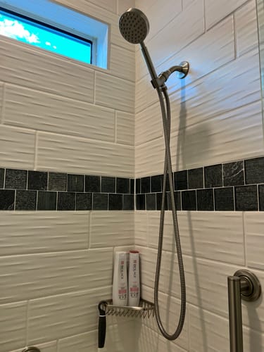 Customer photo review of 1-Spray Handheld Shower Head Set