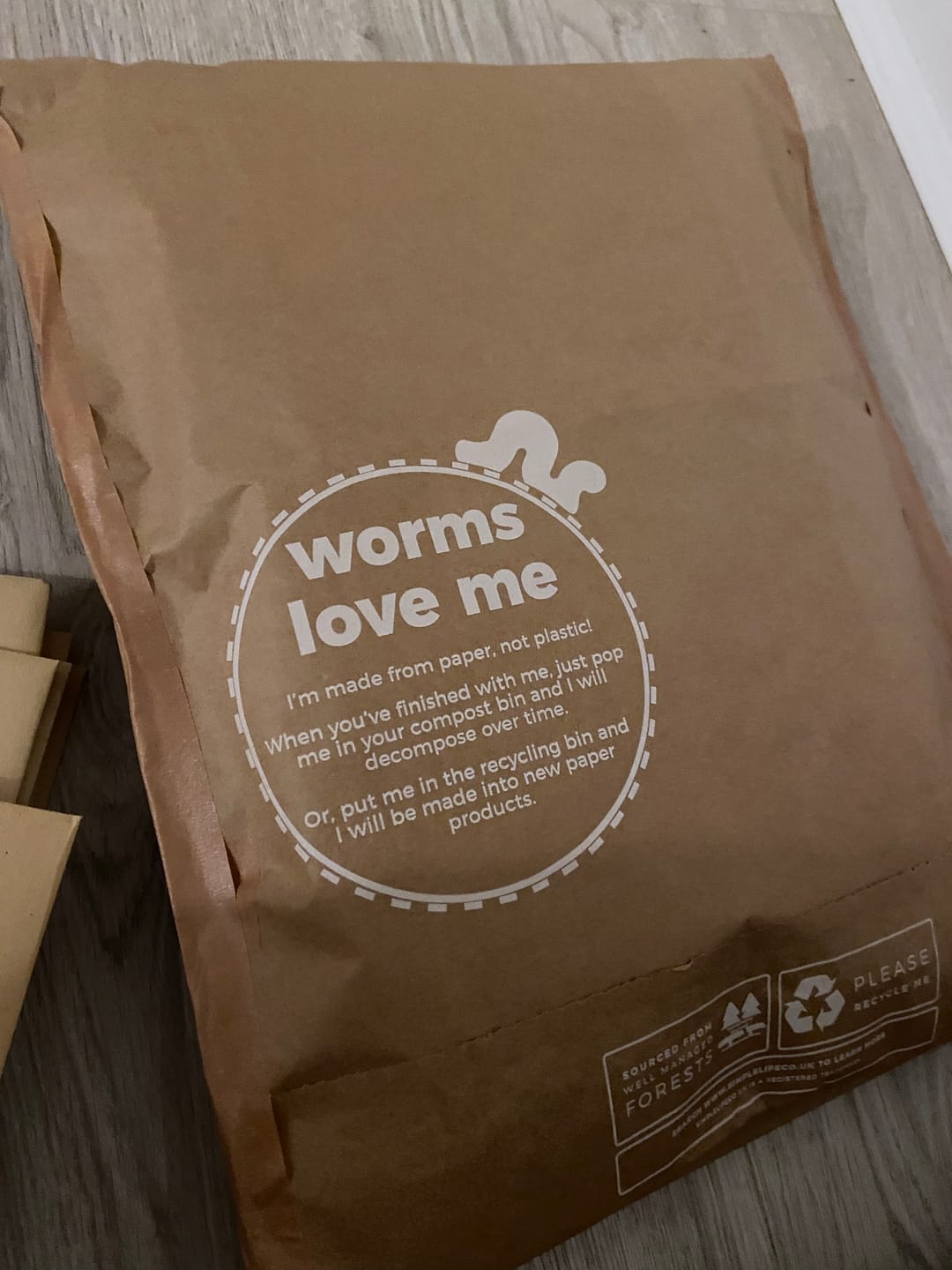 Customer photo review of Extra Large Paper Mailing Sack