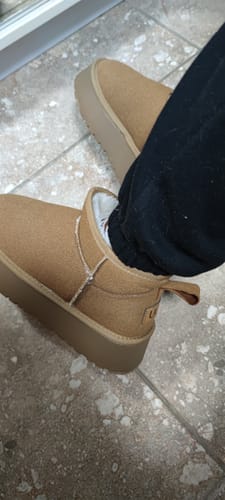 Customer photo review of מגפוני פרווה קלאסיים /טאז/509