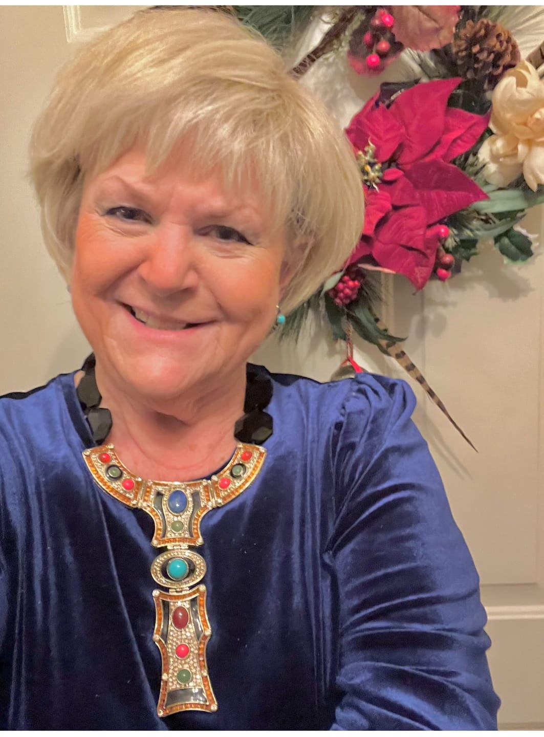 Customer photo review of HEIDI DAUS® "Show & Tell" Beaded Crystal & Enamel Statement Necklace