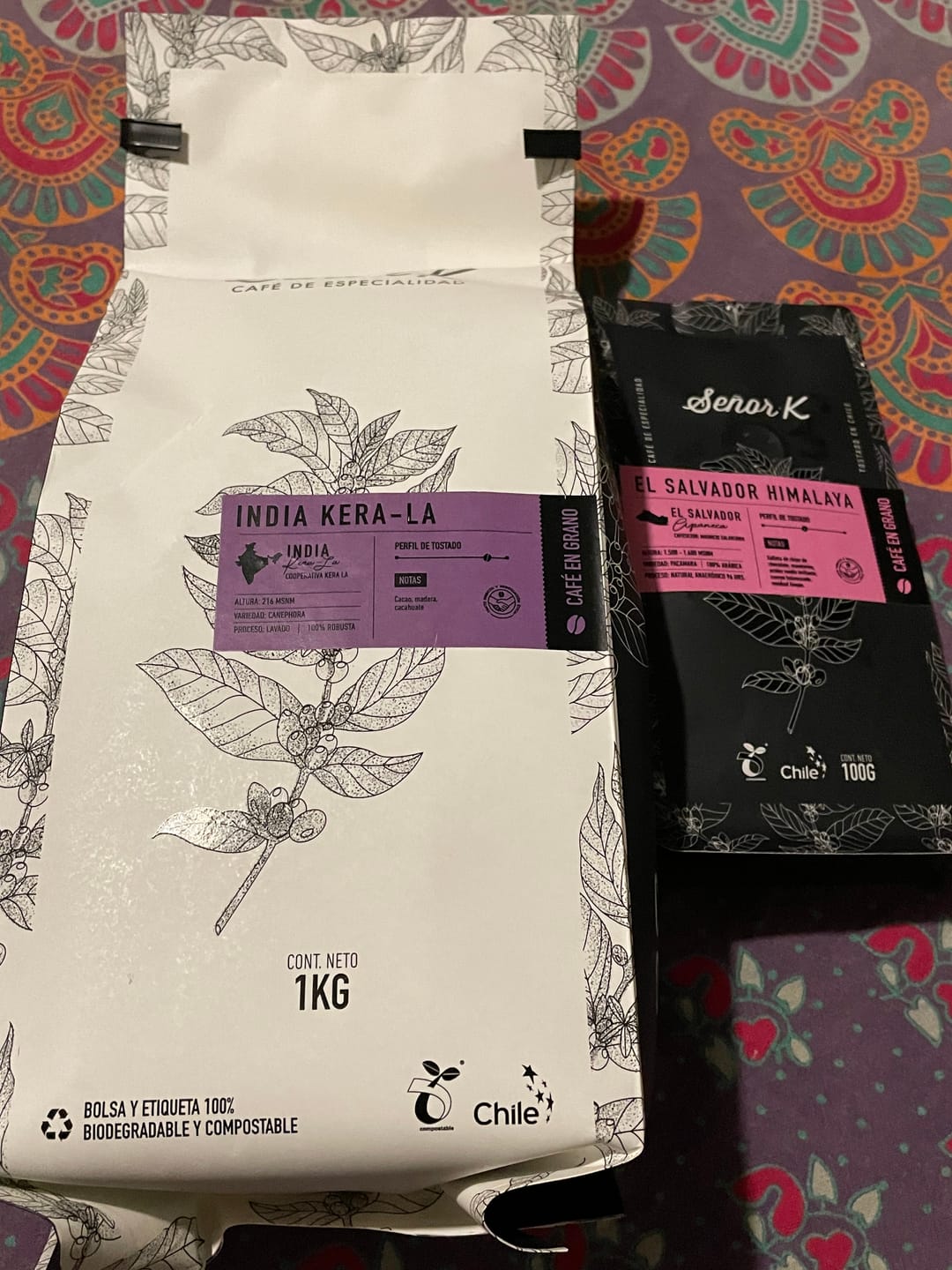 Customer photo review of Café de especialidad de la India | Kera La Bolsa 1 KG