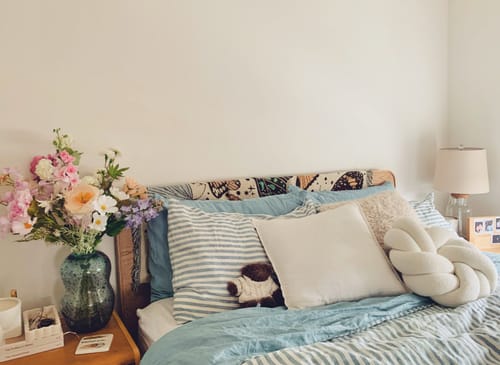 Customer photo review of Pastel Silk Flowers