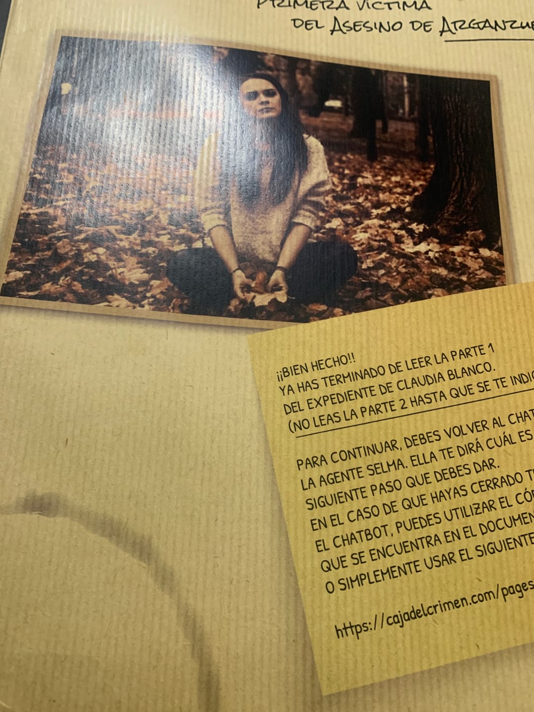 Customer photo review of Archivo 4: Muerte en Arganzuela (Analógico)