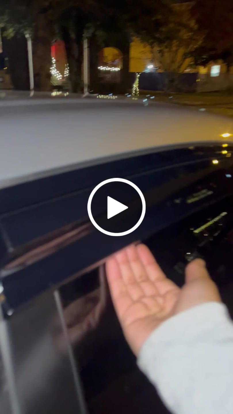 Customer video review of 2006-11 Honda Civic Sedan Window Visors Wind Deflectors Rain Guards