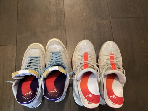 Customer photo review of Move Game Day Pro Performance Insoles