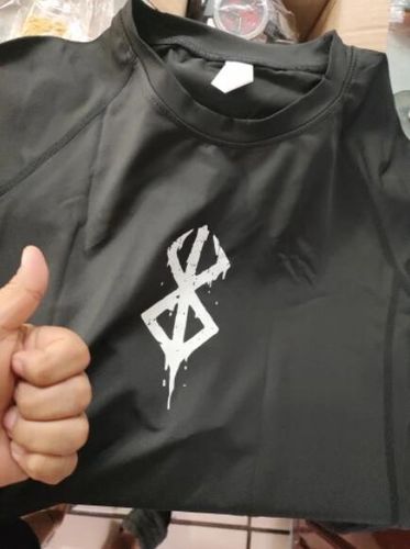 Customer photo review of Berserk Compression Long Sleeve Shirt