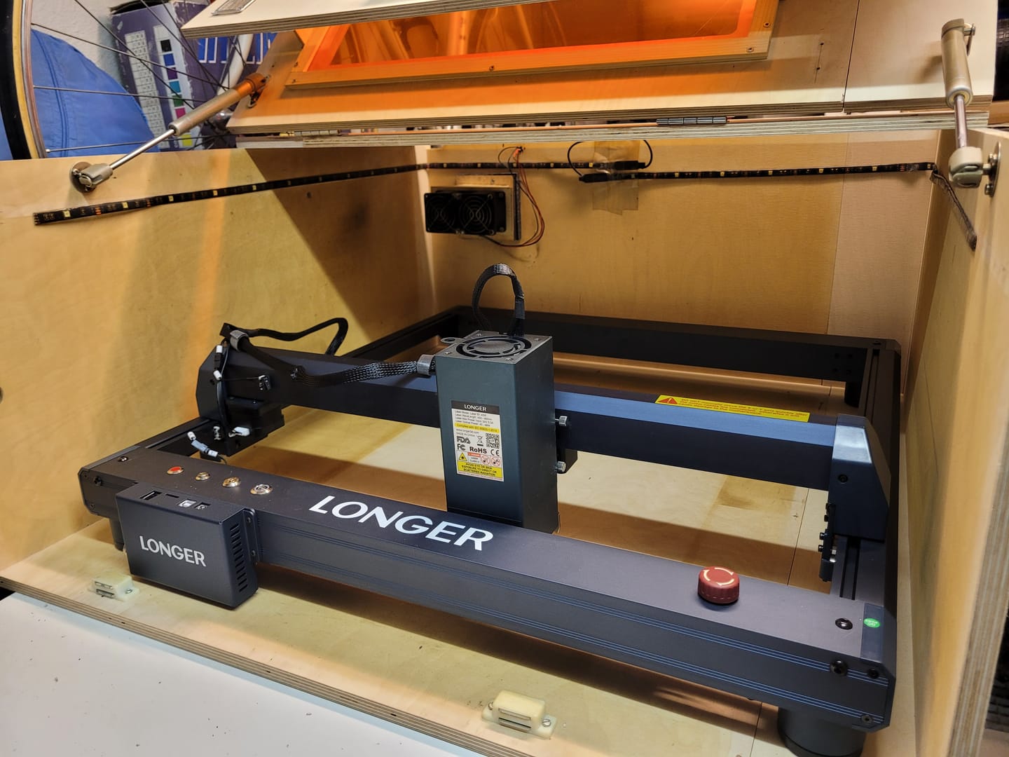 Customer photo review of Longer Laser B1 40W (44-48W Output Power)