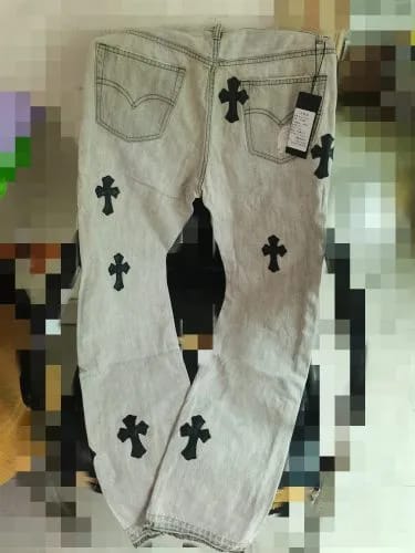 Customer photo review of Vencae™ GRAY JEANS - Crossed Vee