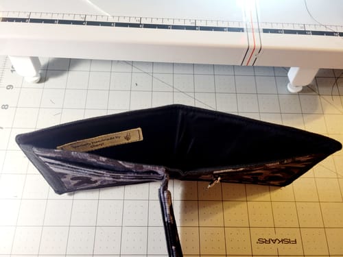 Customer photo review of Zen Bifold Wallet Pattern