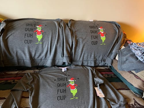 Customer photo review of SHUT DUH FUH CUP DTF Transfer