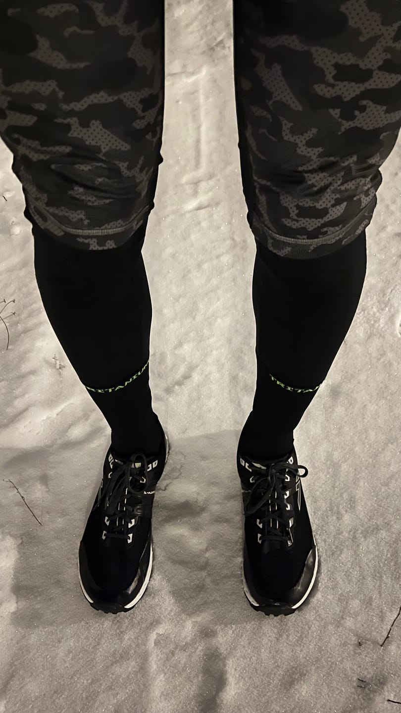 Customer photo review of eXtend Grip Crew – Kompressiosukat pitopohjalla - Musta/lime