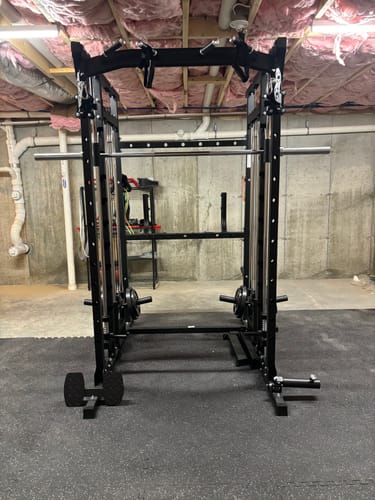 Customer photo review of Major Fitness SML07 All-In-One Home Gym Smith Machine