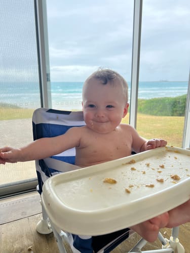 Customer photo review of Baby Travel Booster Seat
