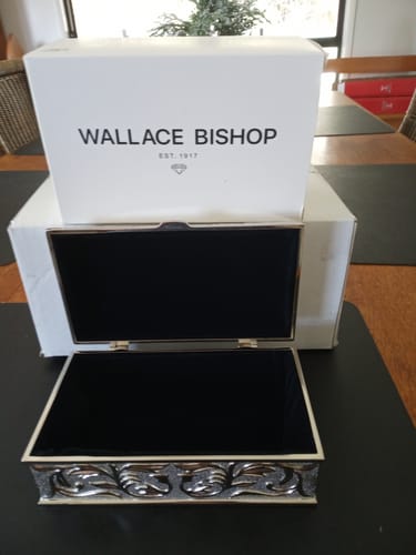 Customer photo review of Silver Jewellery Box
