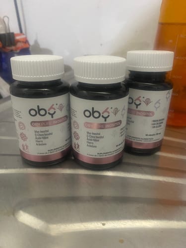 Customer photo review of OBY Pure Inositol | Myo Inositol y D-Chiro Inositol, Ácido Fólico, Hierro y Extracto Arándano
