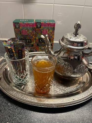 Customer photo review of Instant groene thee met munt en suiker