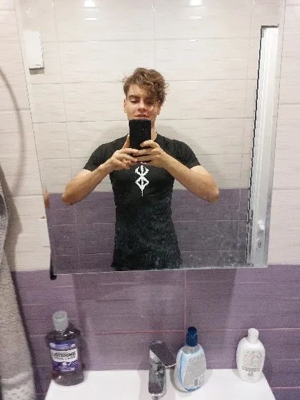 Customer photo review of Berserk Compression T-Shirts