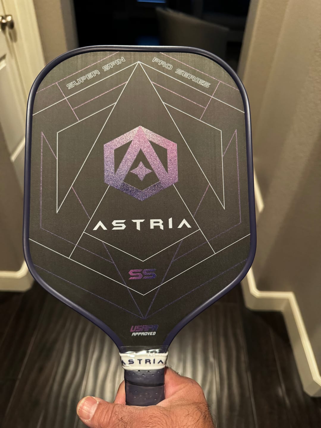 Customer photo review of Anniversary Edition Astria SS Pro Pickleball Paddle