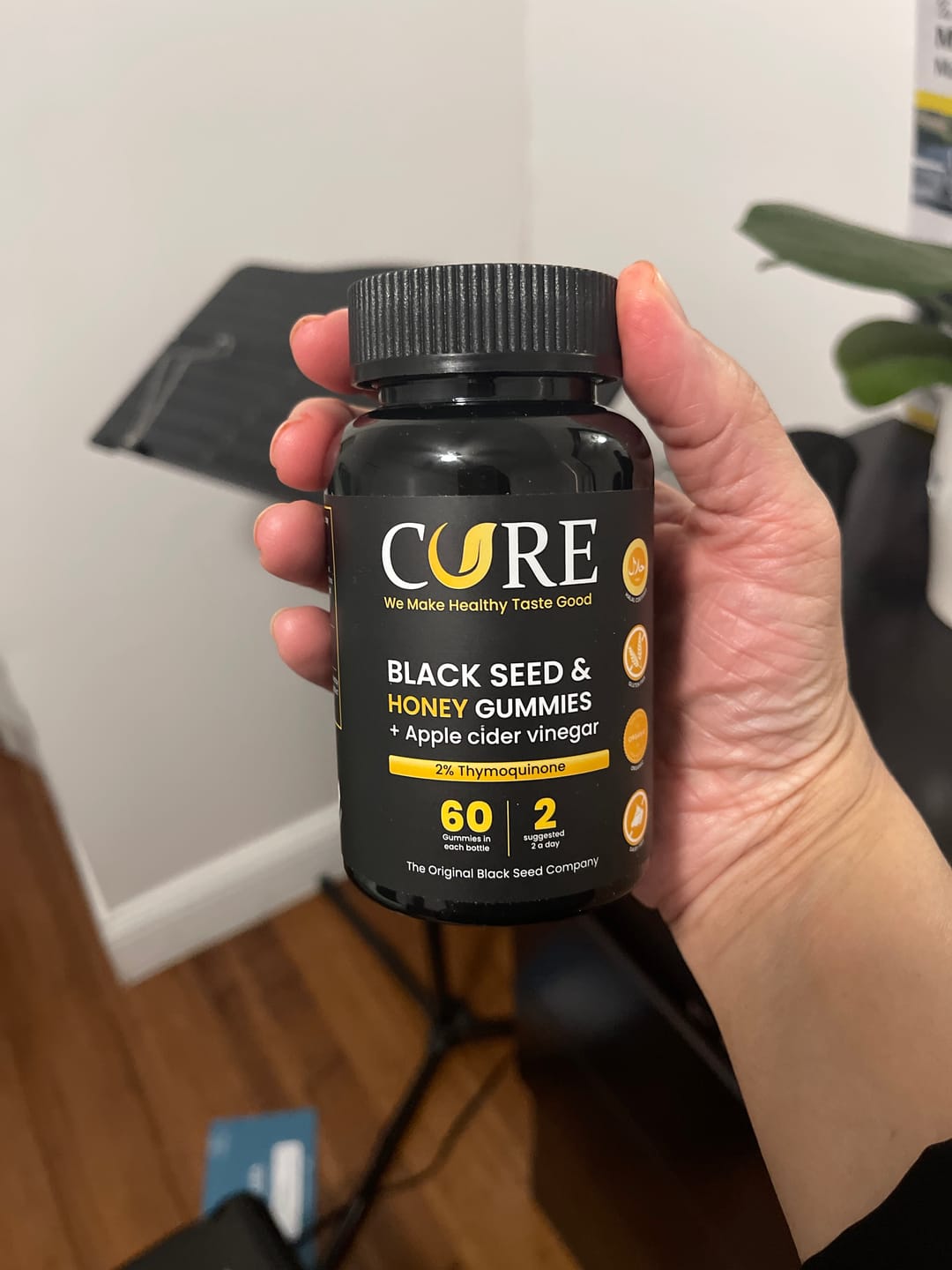 Customer photo review of Organic Black Seed Oil Gummies (3-Pack)