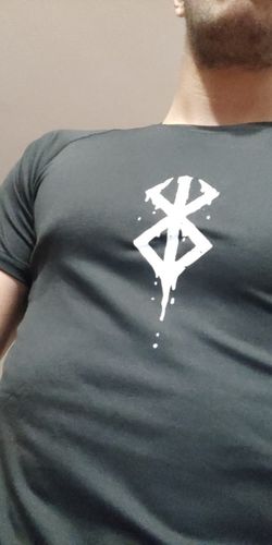 Customer photo review of Berserk Compression T-Shirts