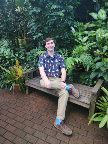 Customer photo review of Ready-to-Ship Video Game Cats Dark Button Up Shirt