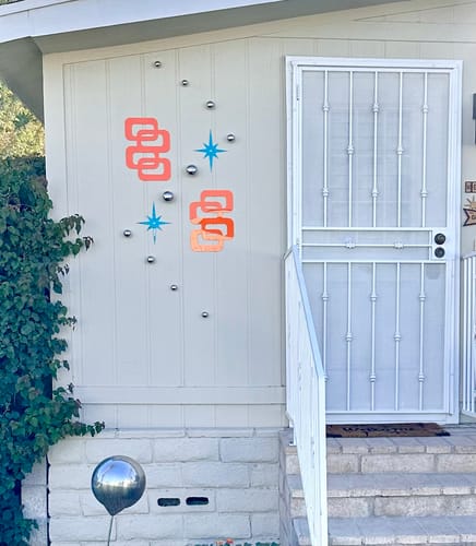 Customer photo review of Atomic Art Decor - 4 Piece Mid Century Modern Wall Decor Set