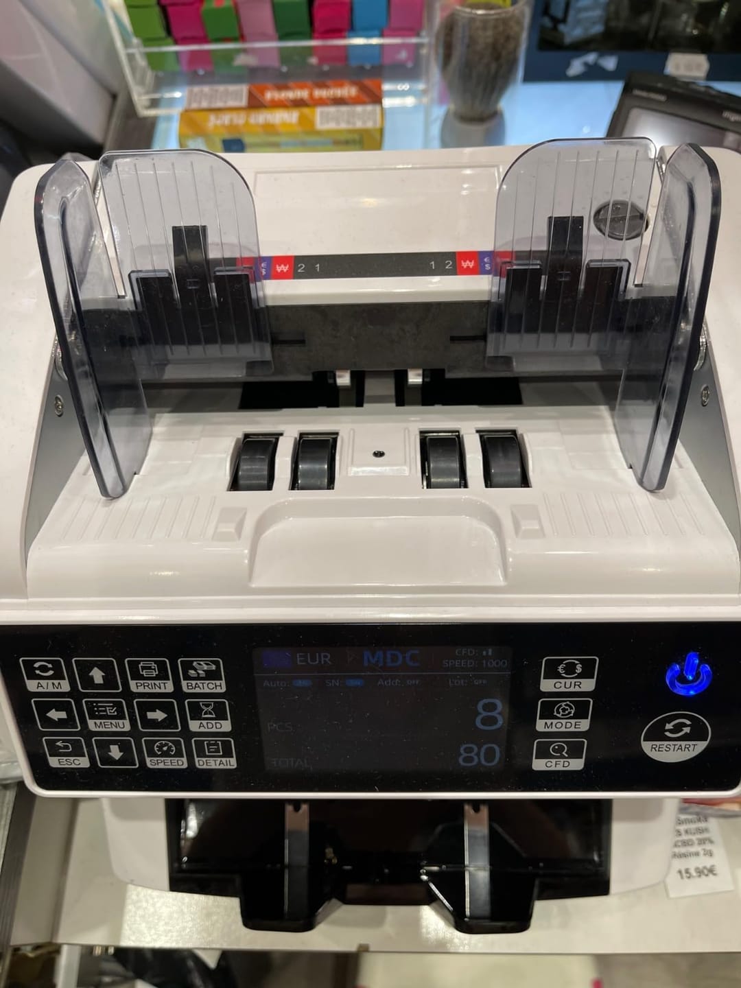 Customer photo review of Jubula MV-500 Banknote Value Counter