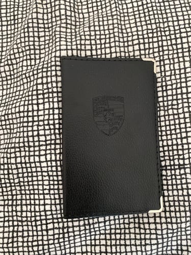 Customer photo review of Porte Carte Grise  Porsche par Guillot