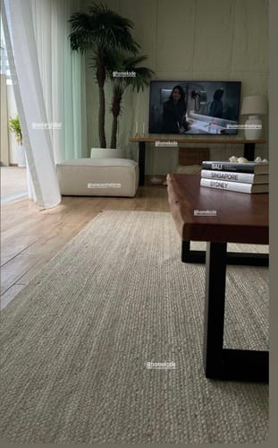 Customer photo review of Bleach Braided Rug  (3 Sizes)