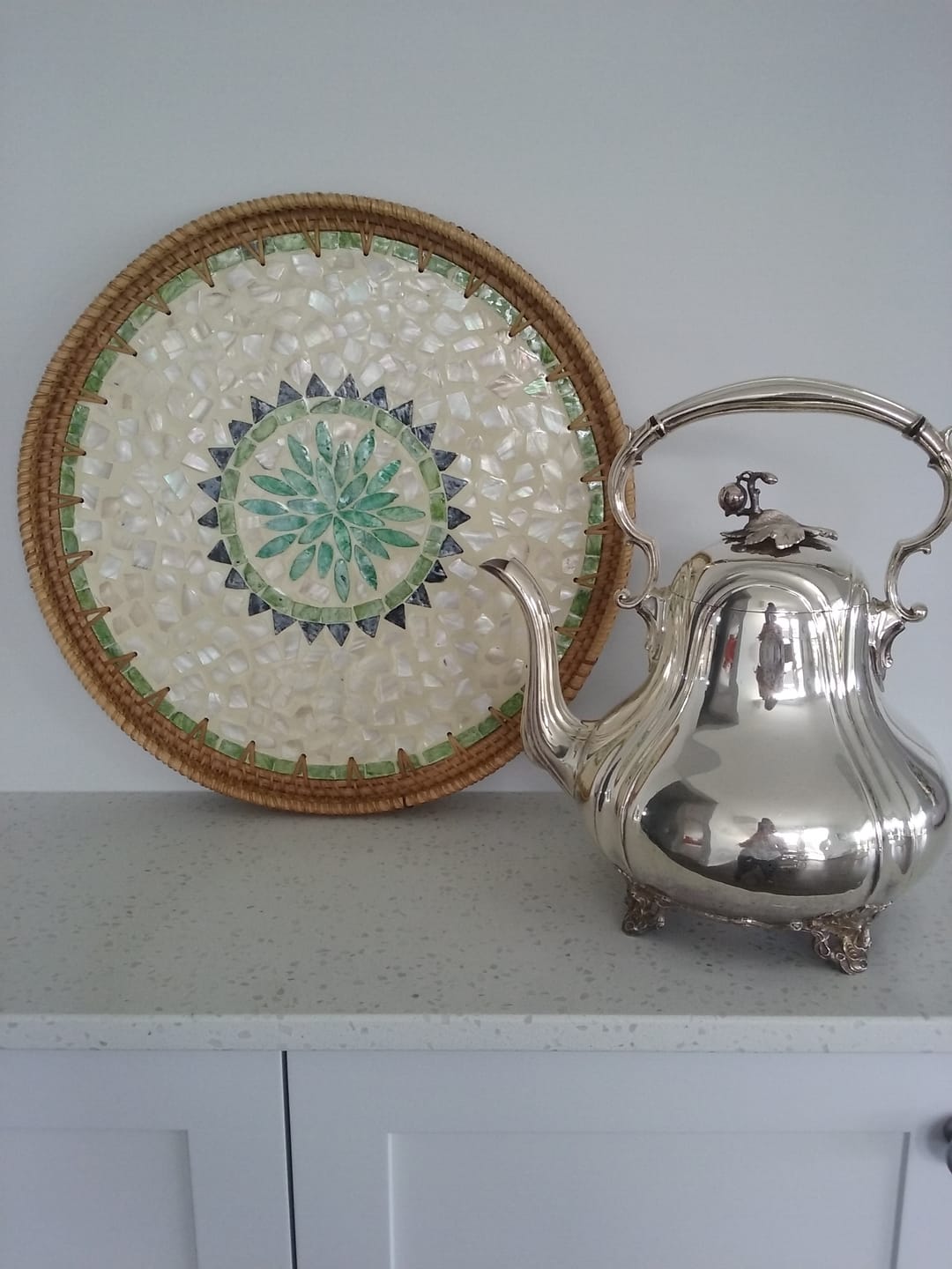 Customer photo review of Oasis Rattan Tray