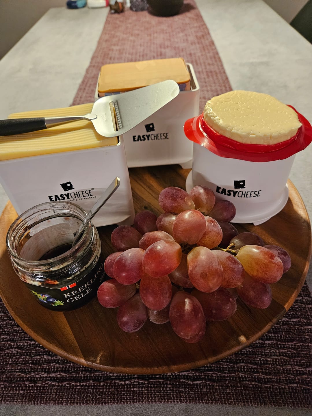 Customer photo review of EasyCheese® Osteklokke Rund - Hvit