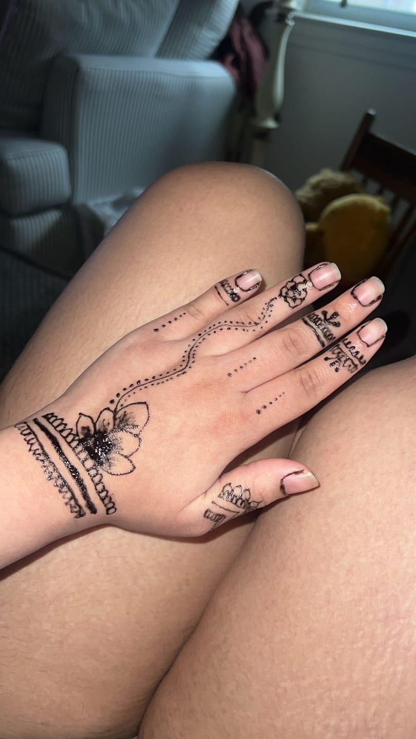 Customer photo review of 1 oz. Jagua tattoo gel combo kit