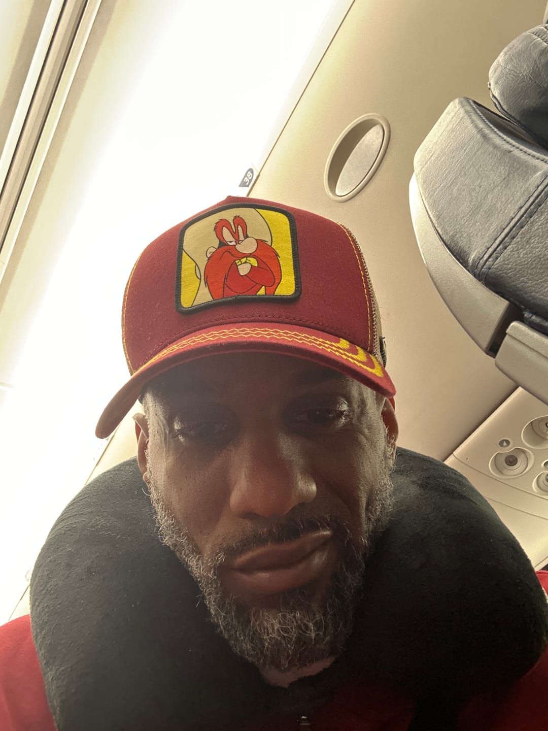 Customer photo review of OVERLORD X Looney Tunes: Yosemite Sam Trucker Cap