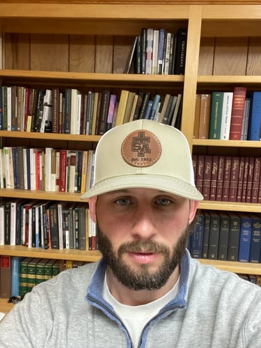 Customer photo review of Richardson 112 Custom Leather Patch Hat