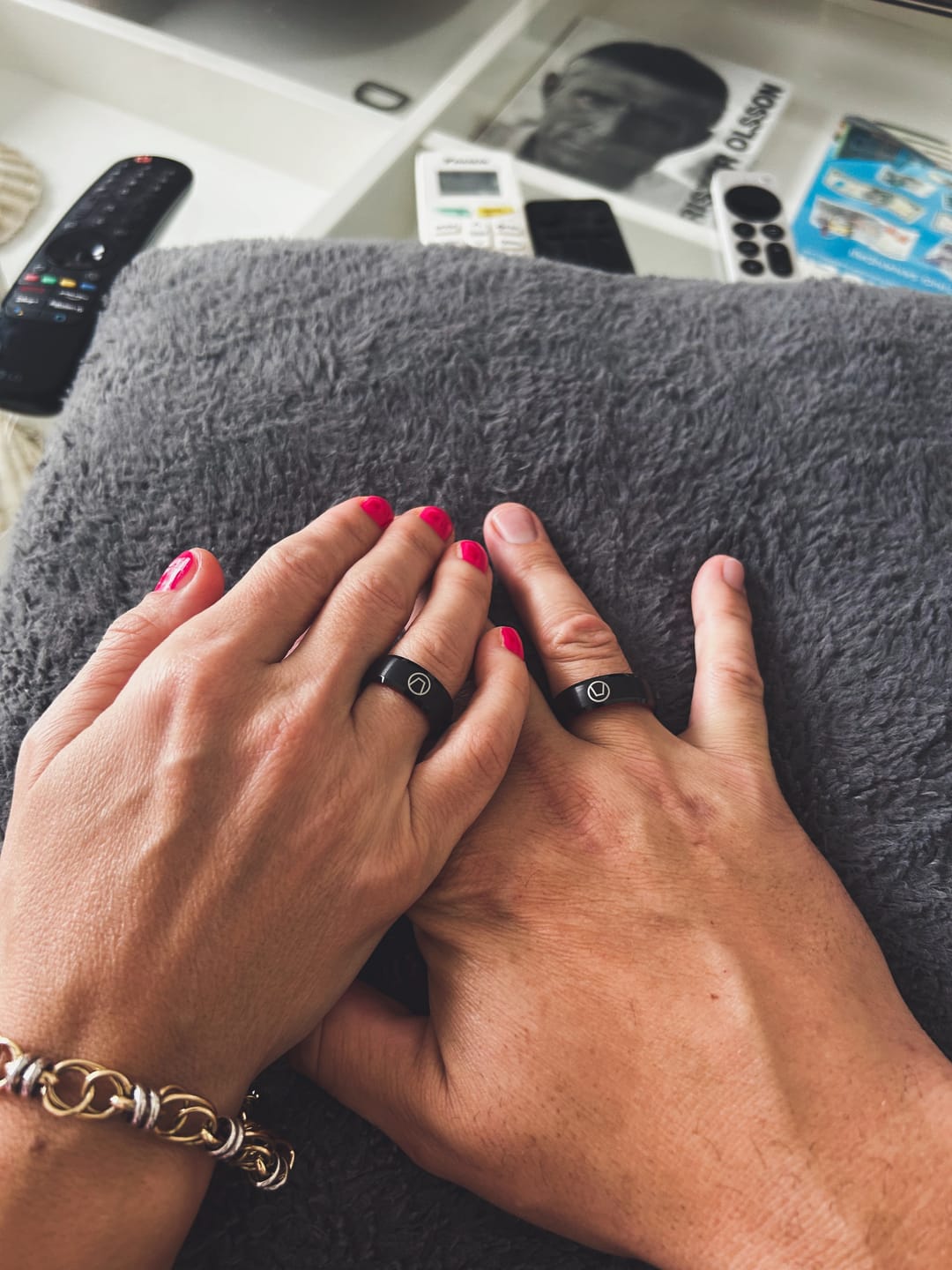 Customer photo review of Svart & Röd Swinger Ring