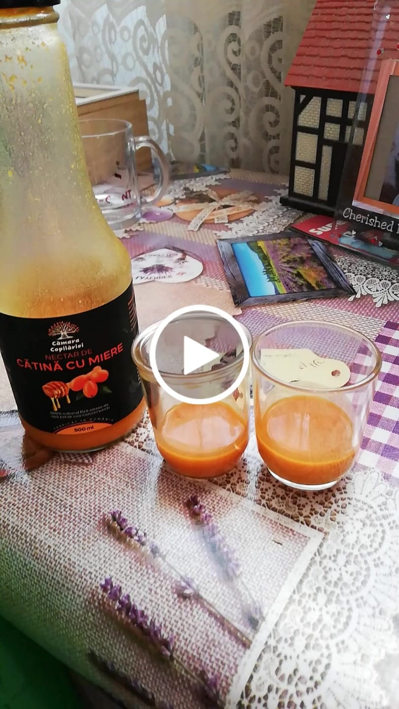 Customer video review of Nectar de Cătină cu Miere - 500ml