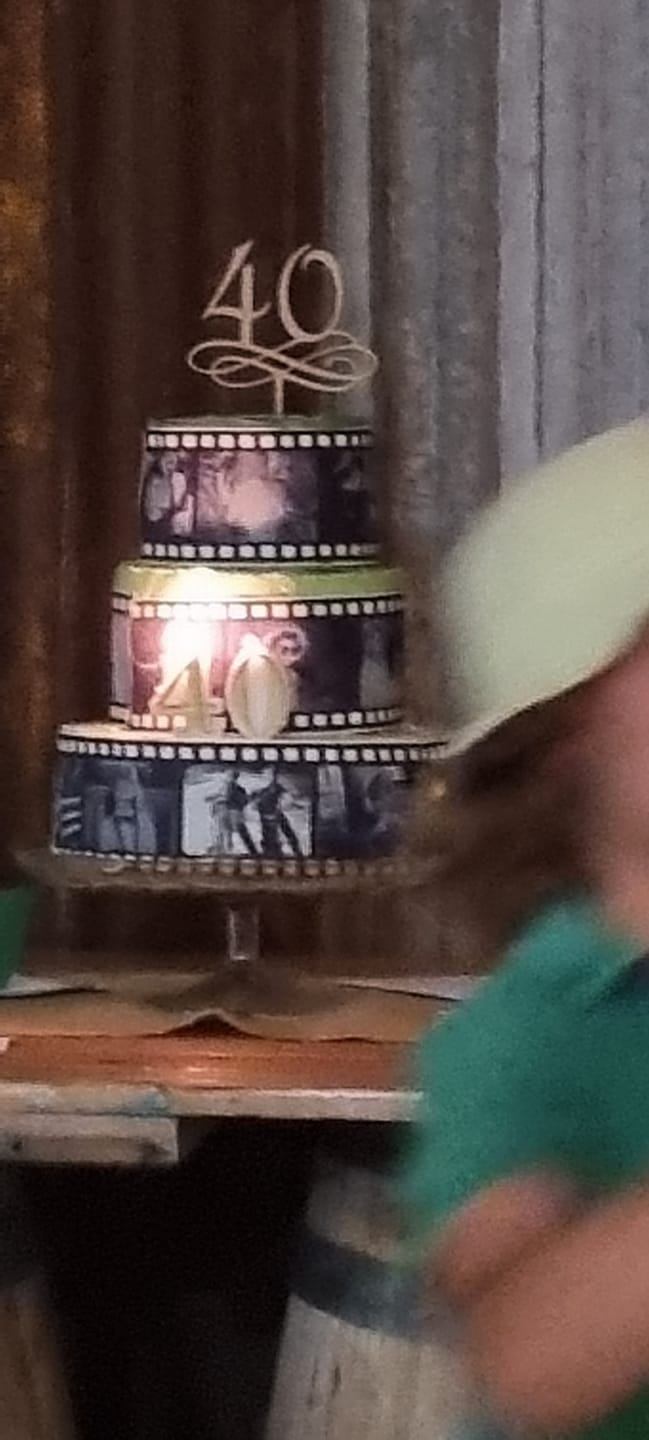 Customer photo review of Film Reel - Custom Edible Icing Image