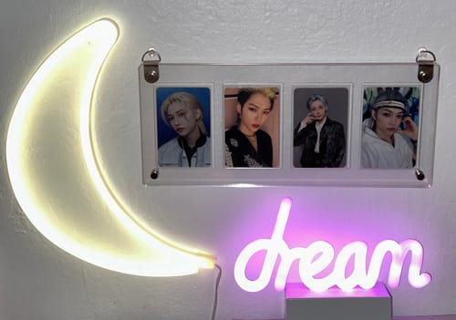 Customer photo review of [Pre-order] Photocard Acrylic Clear Frame