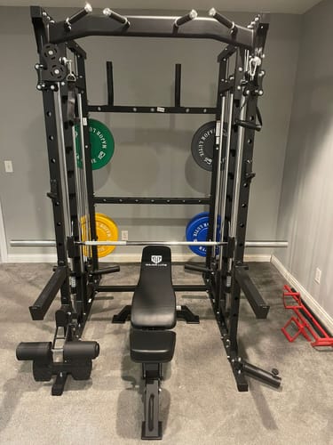 Customer photo review of Major Fitness SML07 All-In-One Home Gym Smith Machine