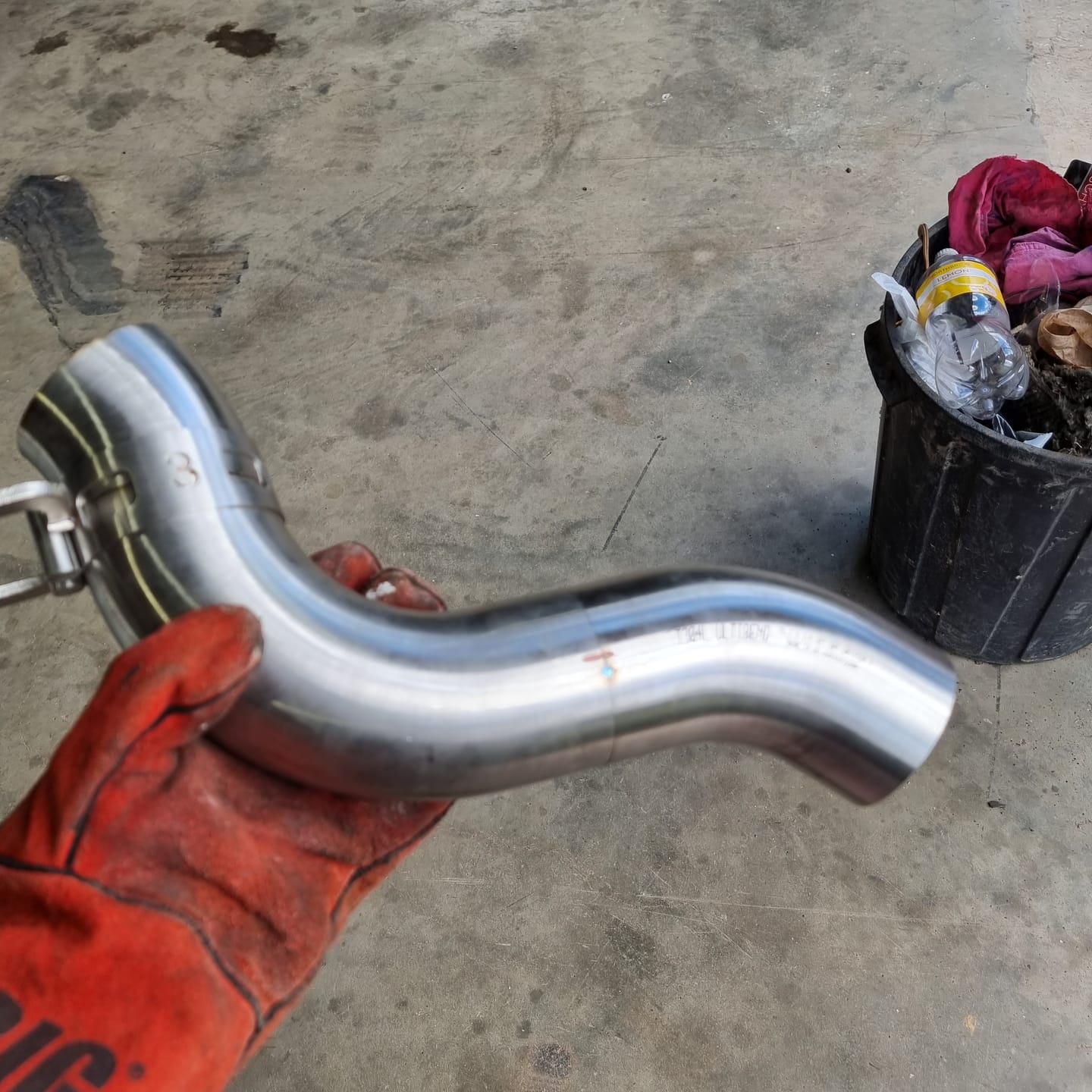 Customer photo review of Tacking Band Exhaust Kit