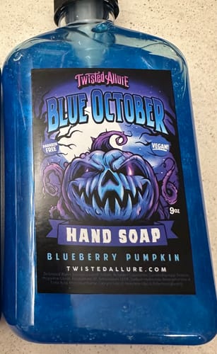 Customer photo review of Blue October Hand Soap