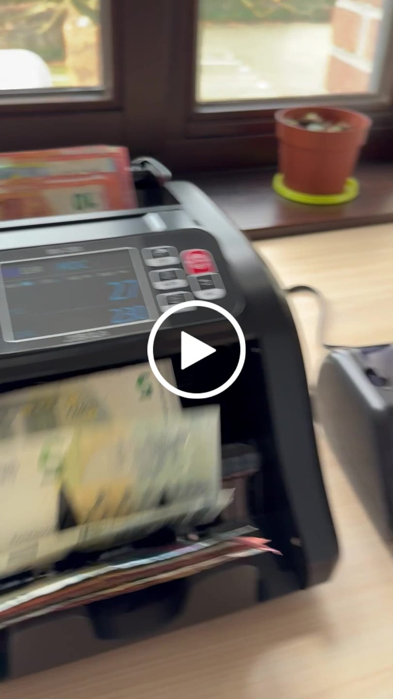 Customer video review of Jubula MV-300 Banknote Value Counter