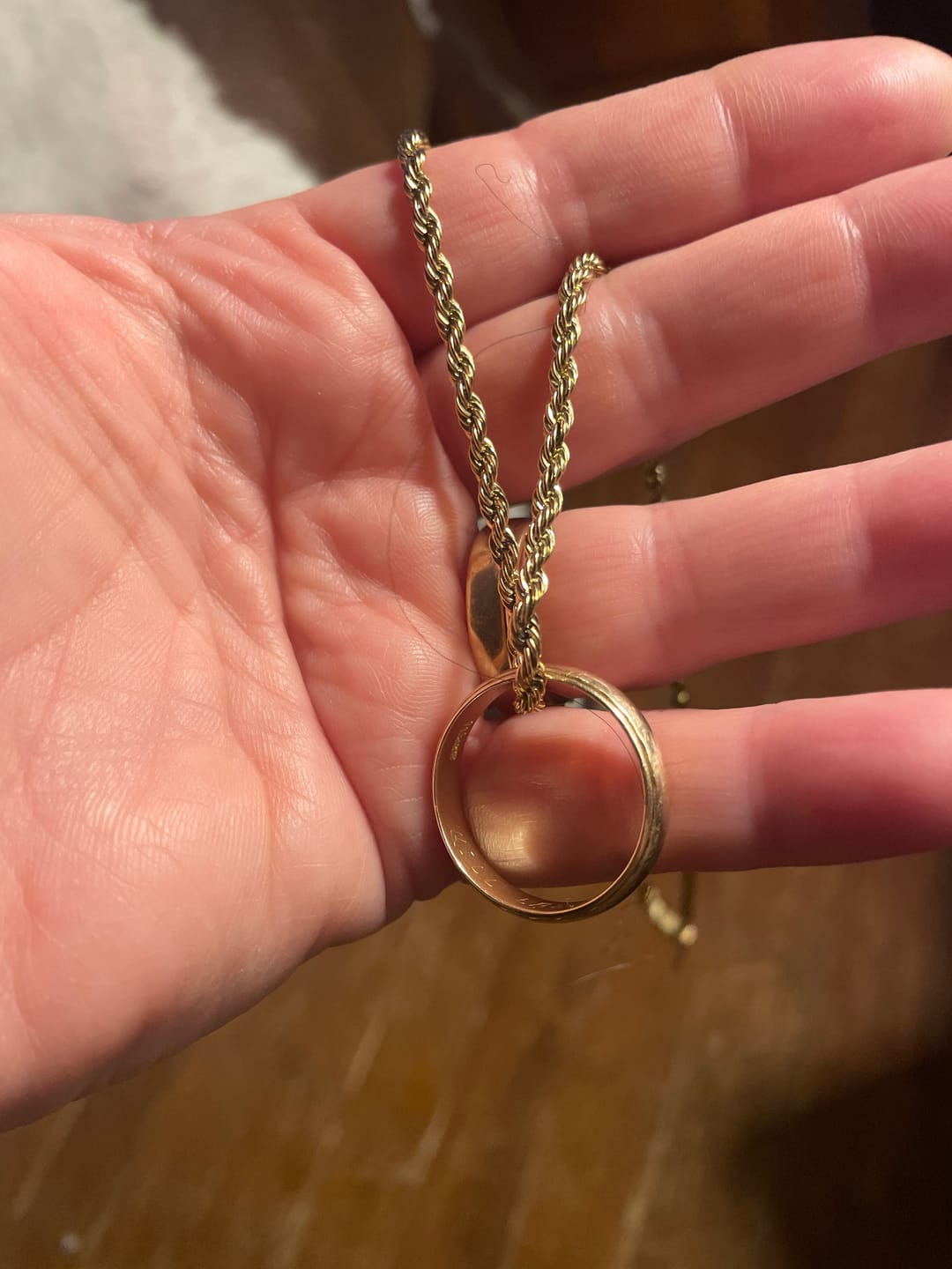 Customer photo review of Rope Necklace
