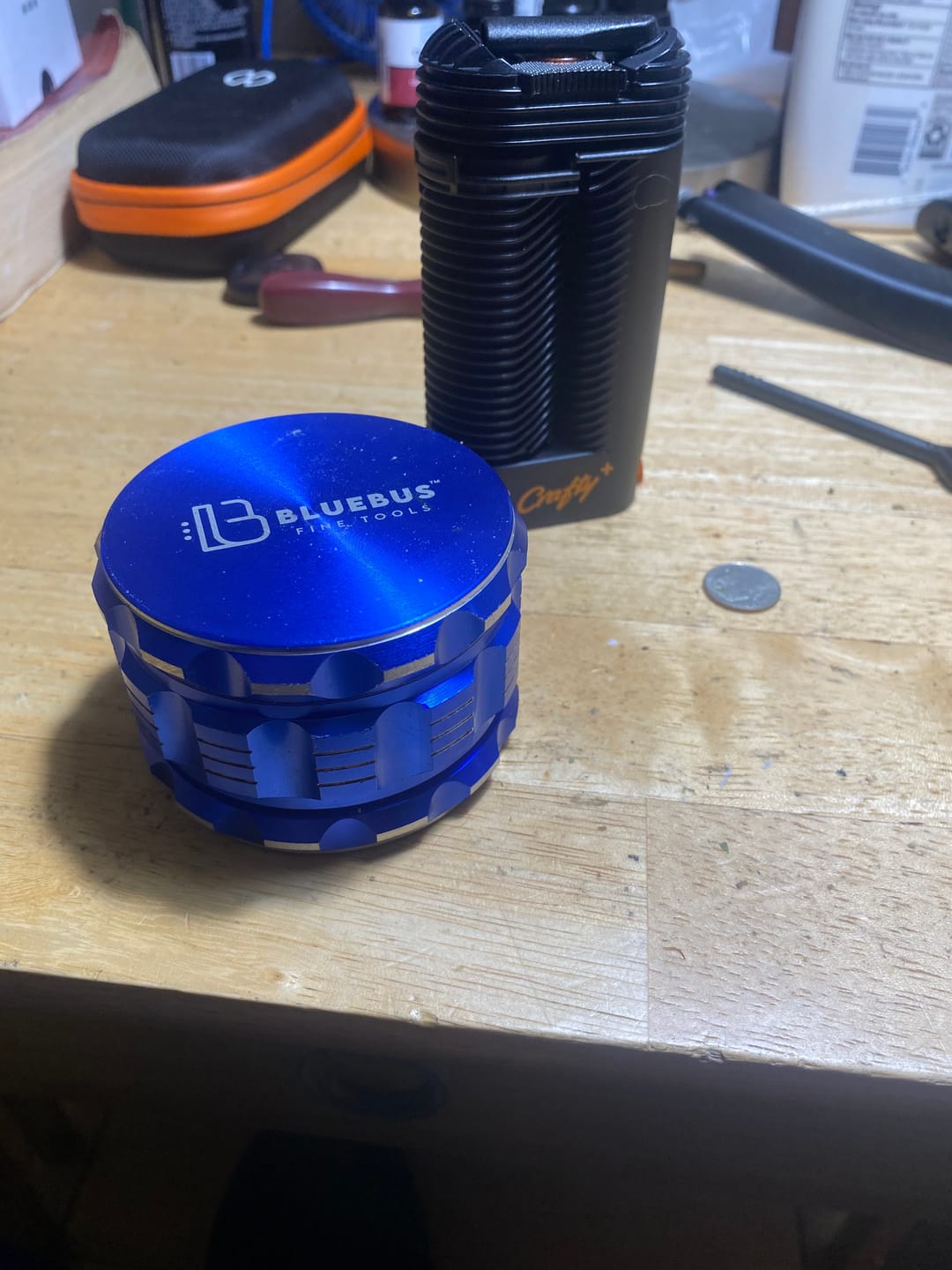 Customer photo review of GA Aluminum herb Grinder Blue