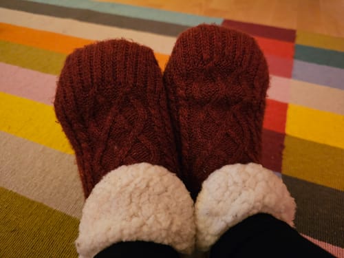 Customer photo review of Thermoleggings - Gefütterte Feinstrumpfhose